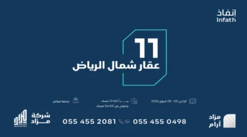 14 فرصة عقارية.. مزاد آرام يطرح بلك طريق الملك فهد ومرفق تعليمي بالرياض